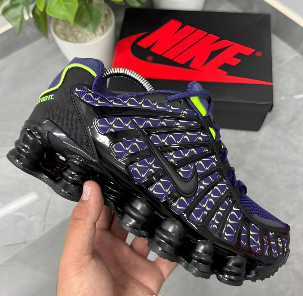 Мъжки Nike Shox TL Black and Blue КОД 2031