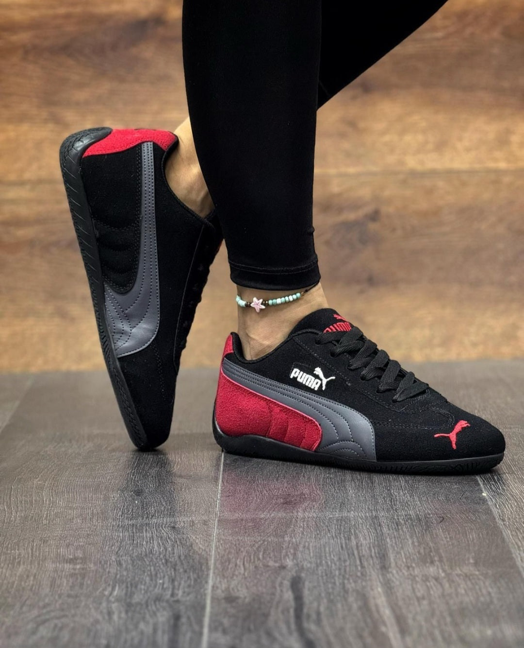 Дамски Маратонки SpeedCat Черно бяло код 52