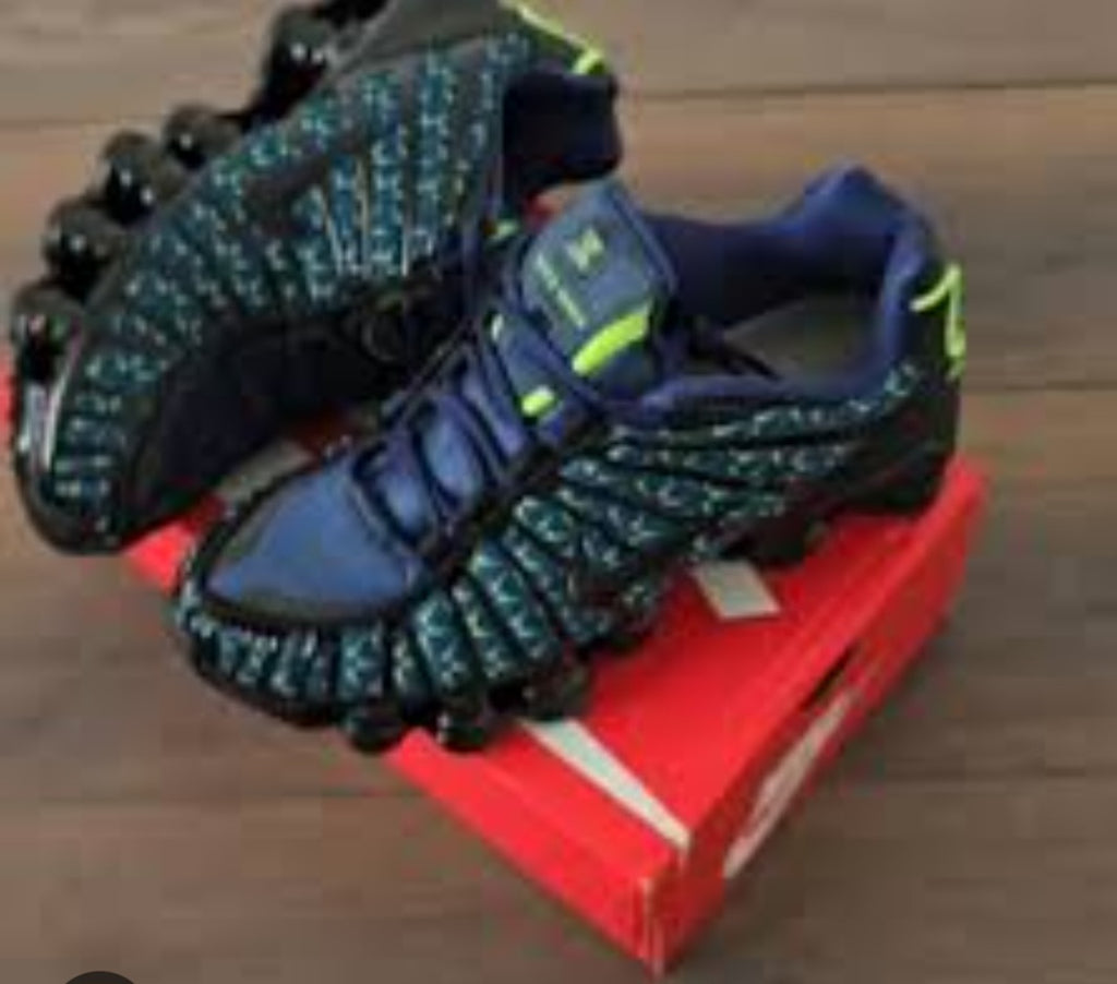 Мъжки Nike Shox TL Black and Blue КОД 2031