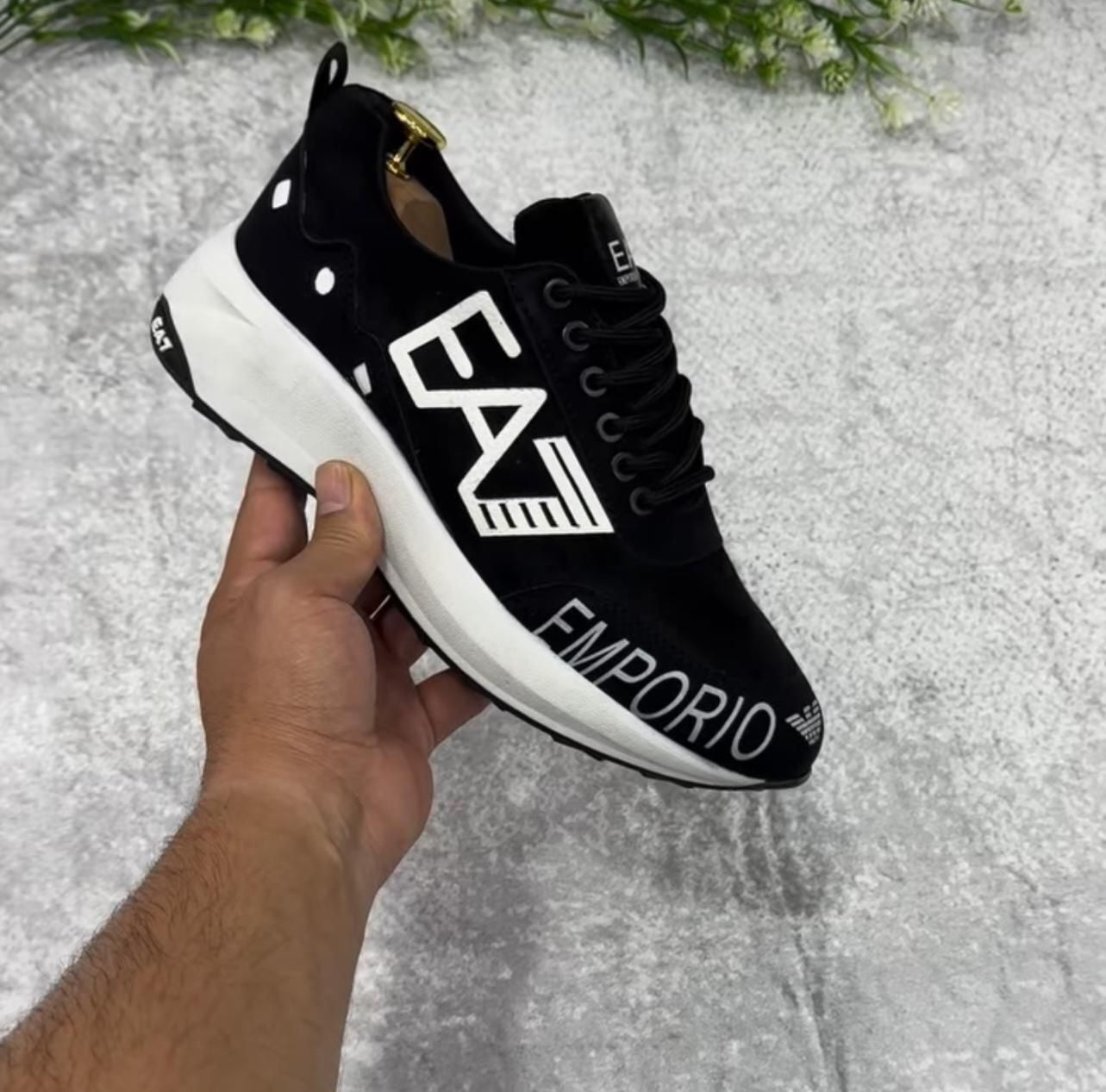 Мъжки EA7-Emporio Armani цвят: черно-бял. КОД 0031