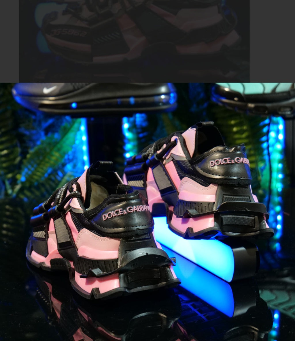 Сникърси-Dolce&Gabbana- Черно и Розово КОД 33238